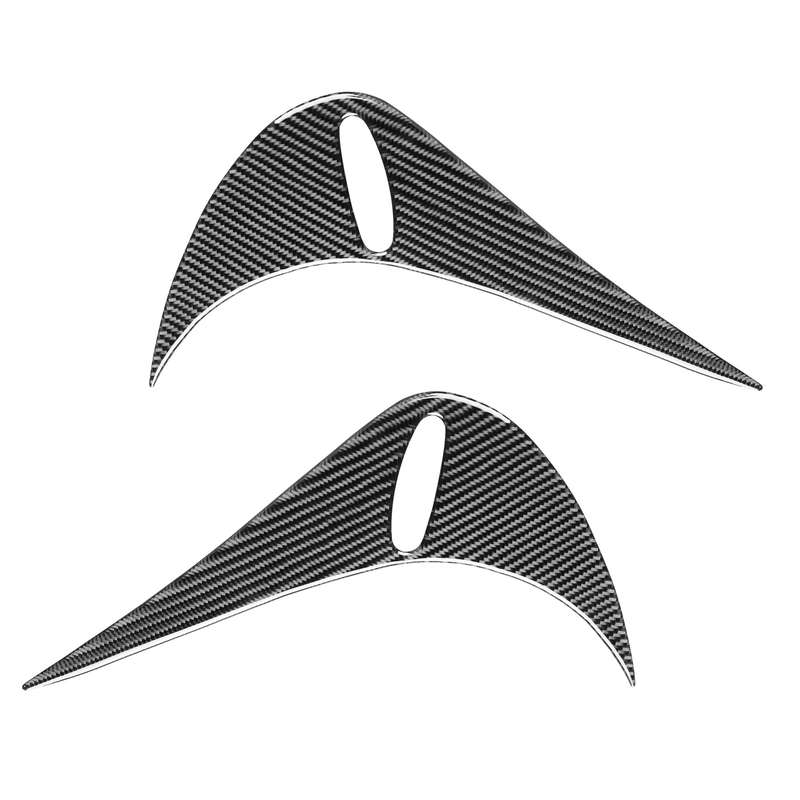2 PCS / Set Carbon Fiber Car Back Lamp Eyebrow Decorative Sticker for Toyota GT86 / Subaru BRZ 2012-