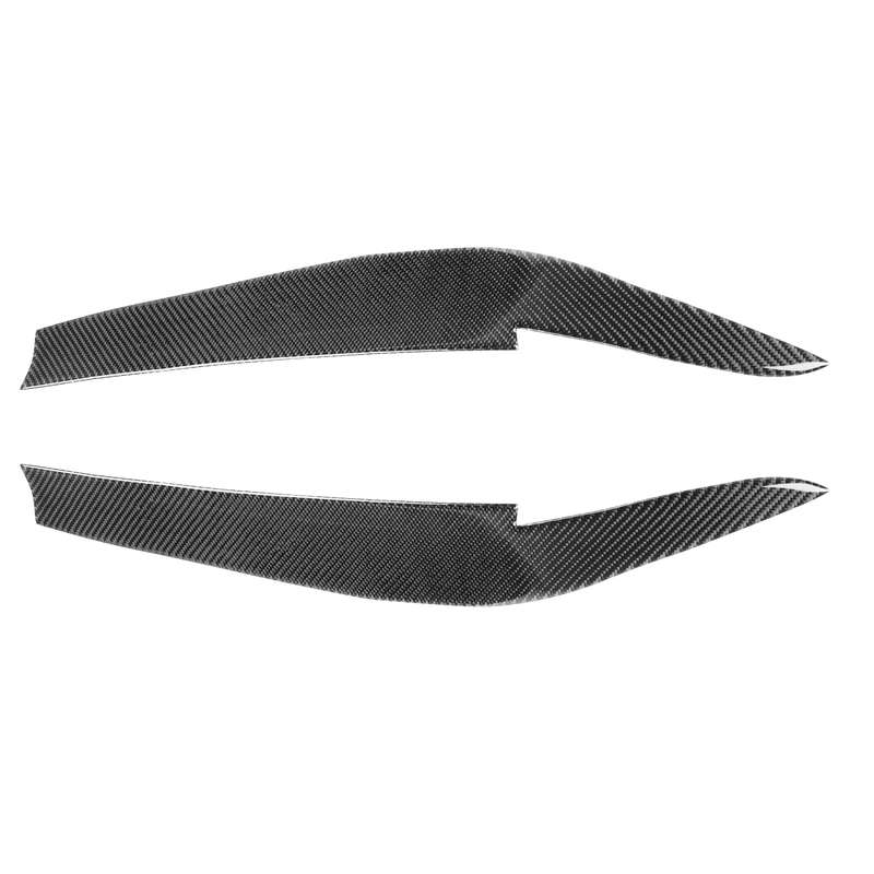 2 PCS / Set Carbon Fiber Car Lamp Eyebrow Decorative Sticker for BMW 5 Series G30 / G38 2018, Drop G