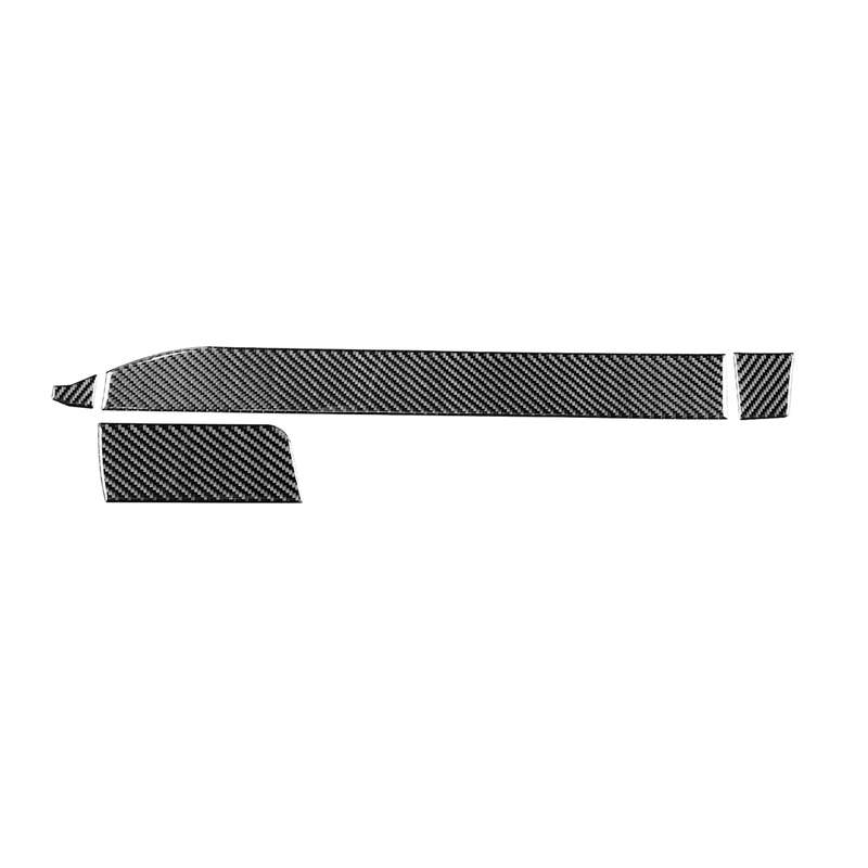 4 PCS / Set Carbon Fiber Car Center Console Decorative Sticker for Toyota 4Runner 2010-2020, Suitabl
