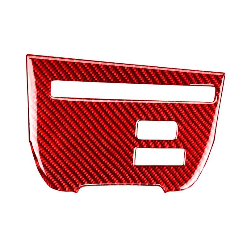 Carbon Fiber Car CD Player Console A Version Decorative Sticker for Nissan GTR R35 2008-2016, Left D
