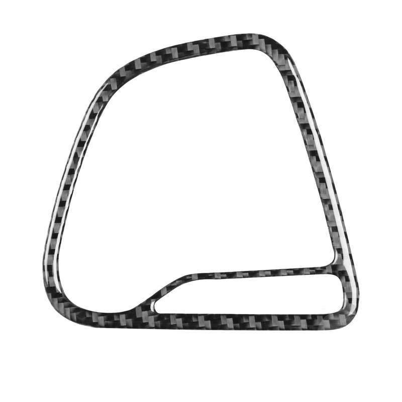 Carbon Fiber Car Instrument Left Air Outlet Decorative Sticker for Dodge Challenger 2015 to Now, Lef