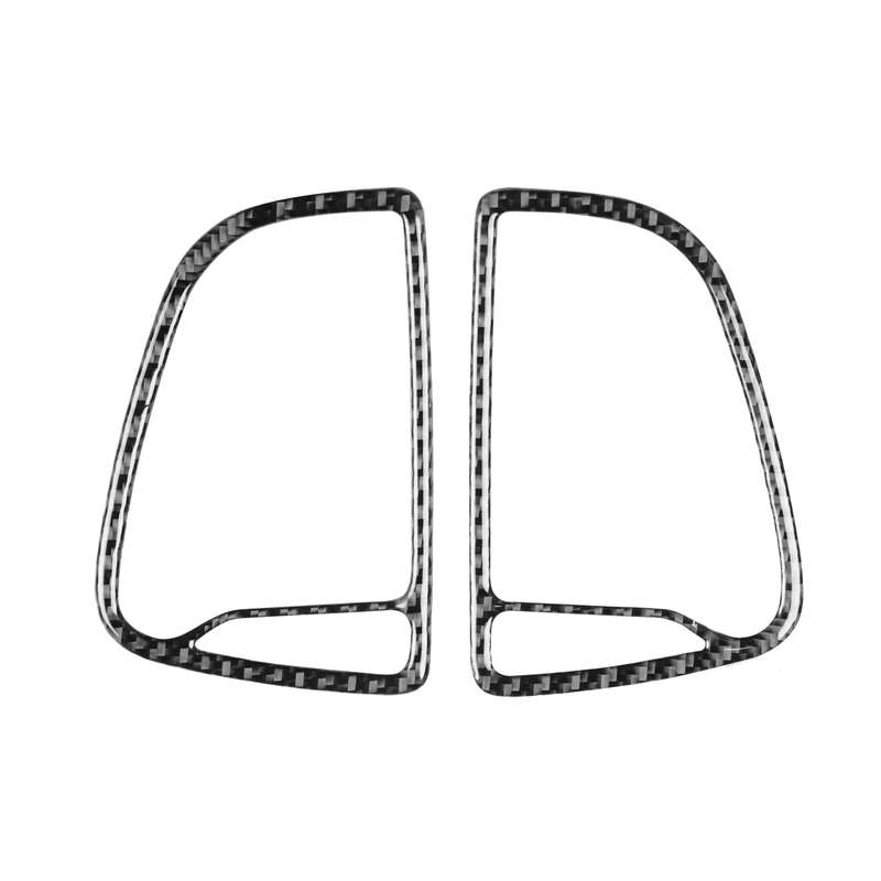 Carbon Fiber Car Instrument Middle Air Outlet Decorative Sticker for Dodge Challenger 2015 to Now, L