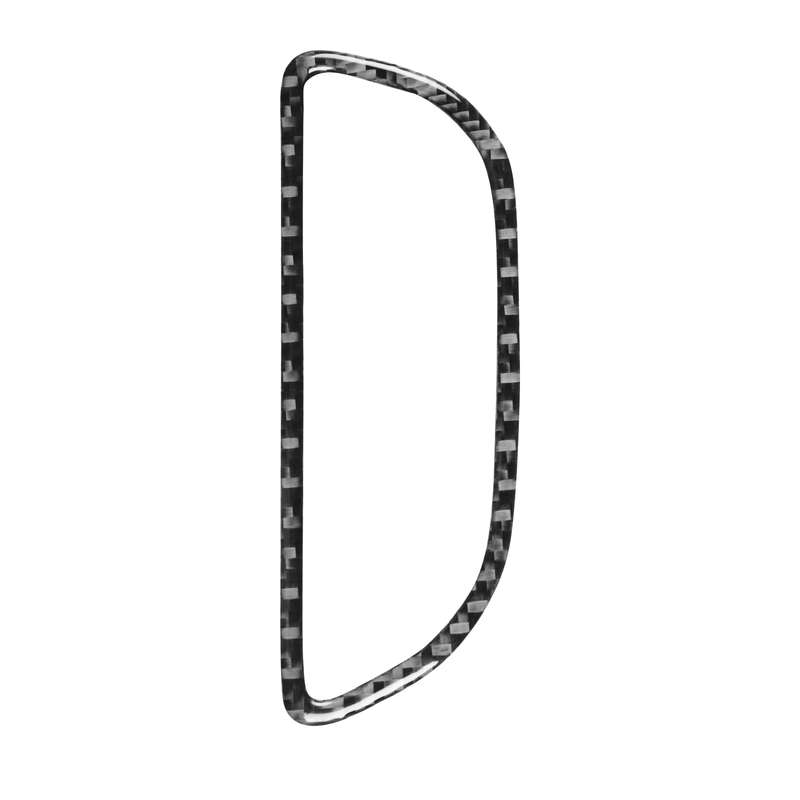 Carbon Fiber Car Gear Storage Box Frame Decorative Sticker for Dodge Challenger 2015 to Now, Left Dr