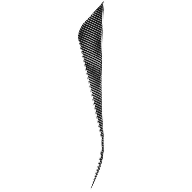 Carbon Fiber Car Central Control Gear Side Decorative Sticker for Dodge Challenger 2015 to Now, Left