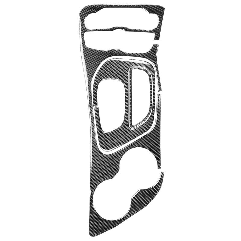 3 PCS / Set Carbon Fiber Car Central Control Gear Decorative Sticker for Dodge Challenger 2015 to No