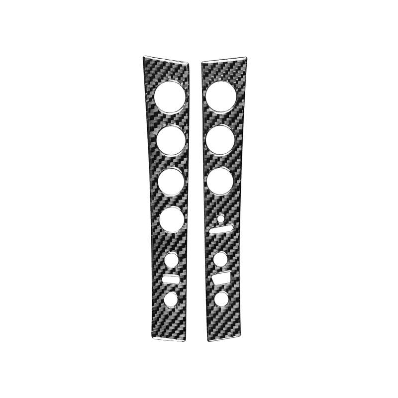 2 PCS / Set Carbon Fiber Car Central Control Panel B Version Decorative Sticker for Lexus GS 2006-20
