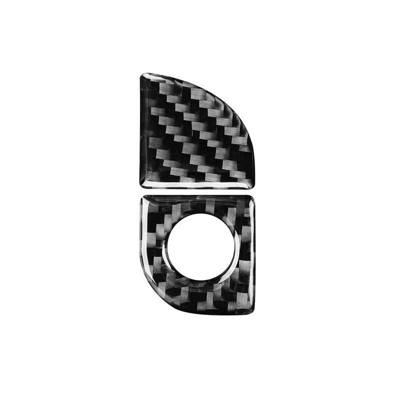 2 PCS / Set Carbon Fiber Car Storage Box Switch Decorative Sticker for Lexus GS 2006-2011,Right Driv