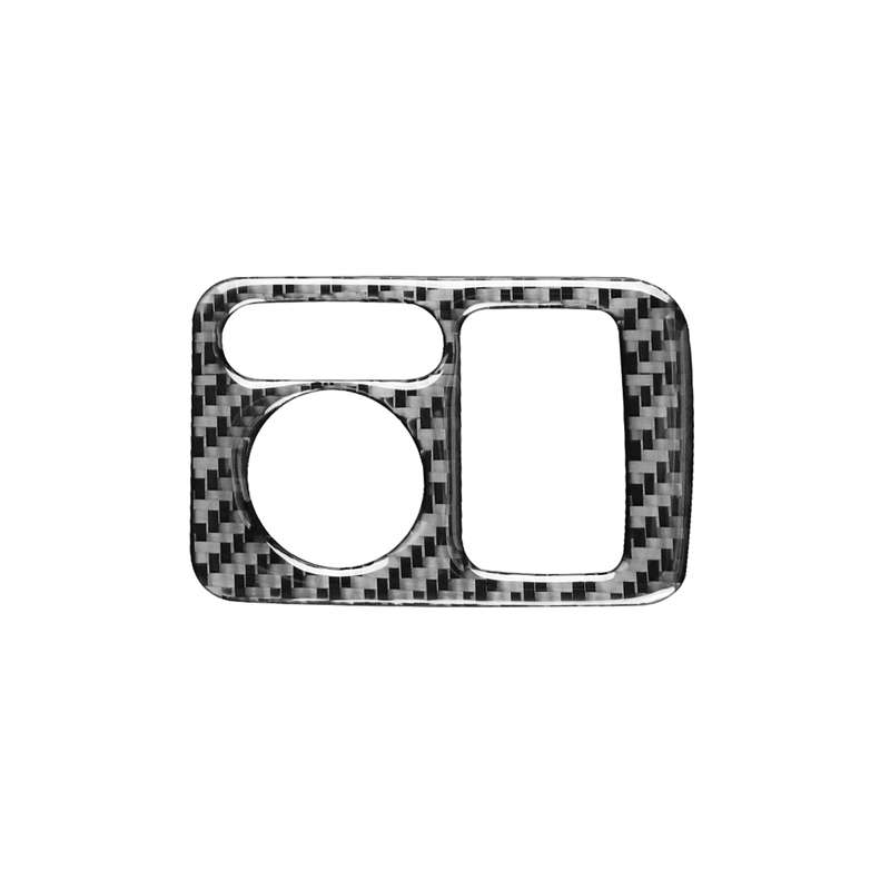 Carbon Fiber Car Rearview Mirror Adjustment Switch Frame Decorative Sticker for Honda CRV 2007-2011,