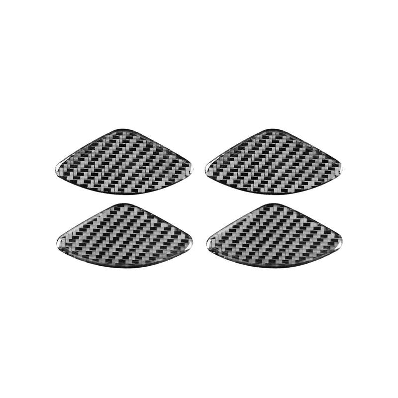 4 PCS / Set Carbon Fiber Car Inner Door Bowl Patch Decorative Sticker for Honda CRV 2007-2011,Left a