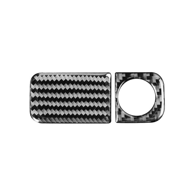 2 PCS / Set Carbon Fiber Car Glove Box Opening Frame Decorative Sticker for Honda CRV 2007-2011,Righ