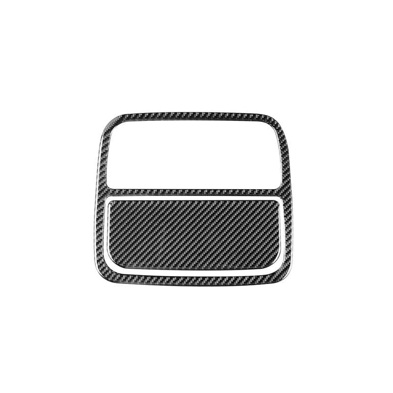 2 PCS / Set Carbon Fiber Car Front Reading Light Panel Decorative Sticker for Honda CRV 2007-2011,Le
