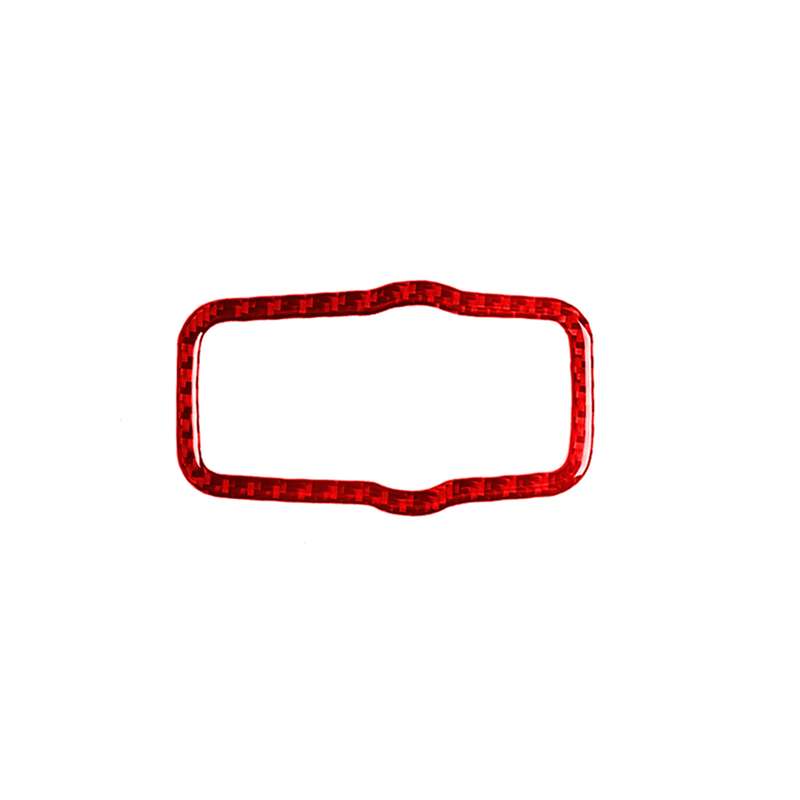 Carbon Fiber Car Headlight Switch Panel Decorative Sticker for Alfa Romeo Giulia 2017-2019,Right Dri