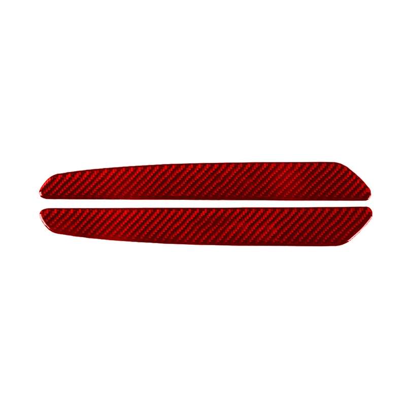 2 PCS / Set Carbon Fiber Car Welcome Pedal Decorative Sticker for Alfa Romeo Giulia 2017-2019,Left a