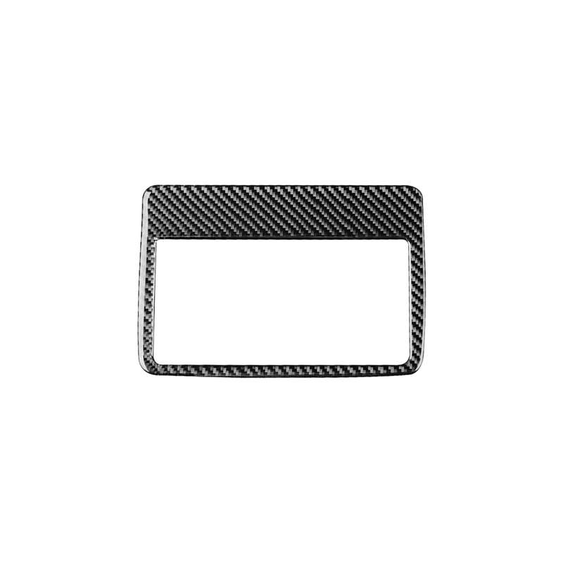 Carbon Fiber Car Navigation Frame Decorative Sticker for Audi Q3 2013-2018,Left and Right Drive Univ