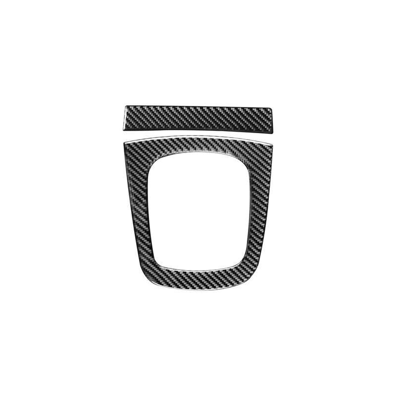 2 PCS / SetCarbon Fiber Car Gear Panel Decorative Sticker for Audi Q3 2013-2018,Left and Right Drive