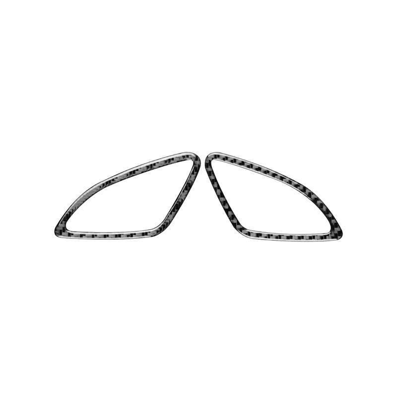 2 PCS / Set Carbon Fiber Car Instrument Air Outlet Decorative Sticker for Audi Q3 2013-2018,Left and