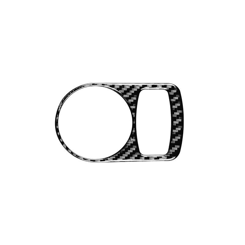 Carbon Fiber Car Headlight Switch Decorative Sticker for Audi Q3 2013-2018,Left and Right Drive Univ