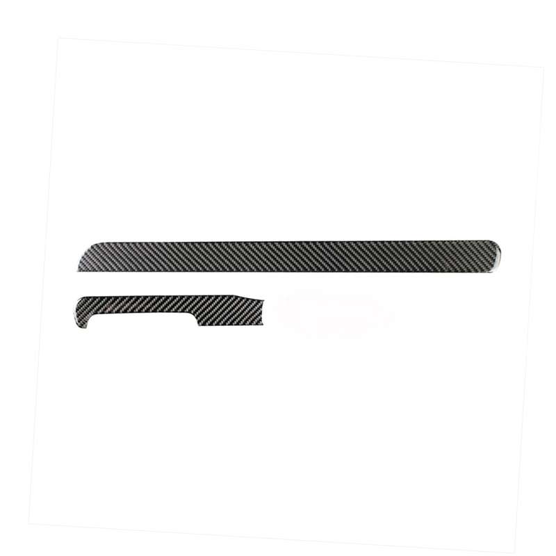 Carbon Fiber Car Central Control Strip Decorative Sticker for Volkswagen Golf 6 2008-2012, Left Driv