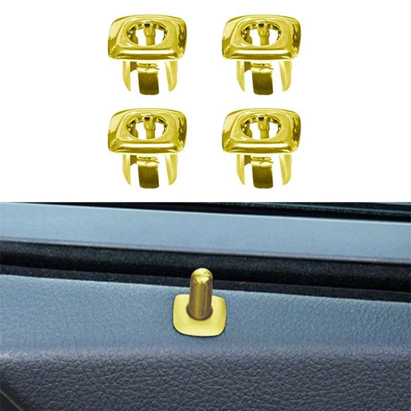 For BMW 5 Series 2011-2017 4 in 1 Car Interior Door Window Trim Panel Locking Knob Button Cover 5142