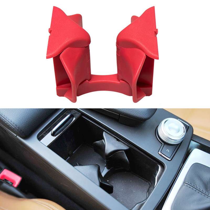 For Mercedes-Benz W204 / W212 2008-2015 Left Driving Car Water Cup Holder 2046802391(Black)