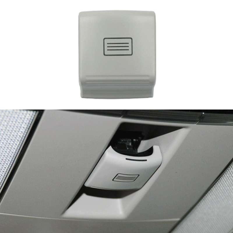 For Mercedes-Benz W221 2006-2013 Left Driving Car Sunroof Switch Button Dome Light Button(Grey)