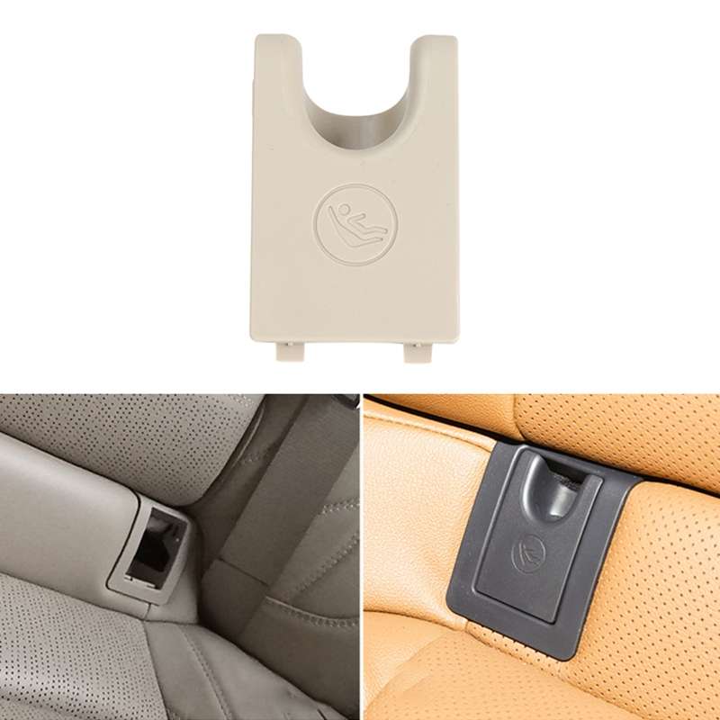 For Toyota Camry 2017- Car Rear Child ISOFIX Switch Seat Safety Cover 2059200513(Black)
