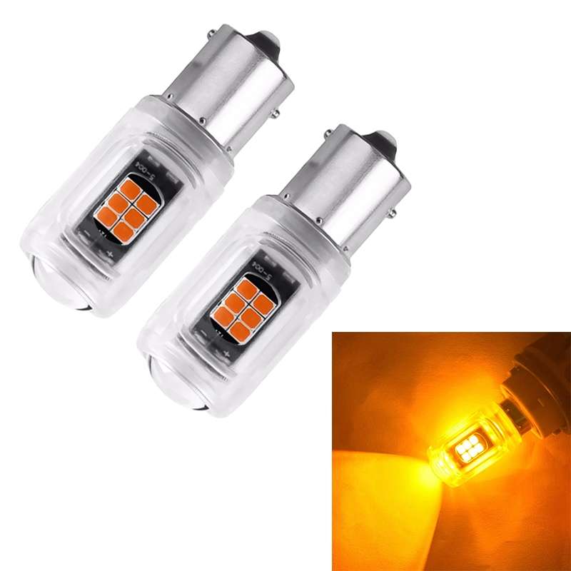 2pcs 1156 DC12V / 2.16W / 0.18A / 480LM Car LED Turn Signal Light(Red Light)