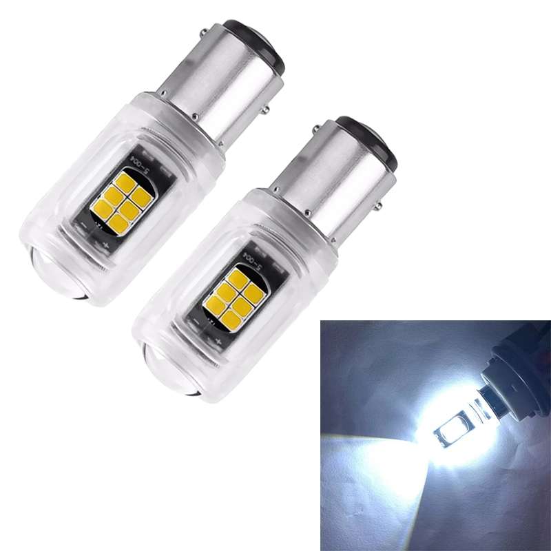 2pcs 1157 DC12V / 2.16W / 0.18A / 480LM Car LED Brake Light (Red Light)