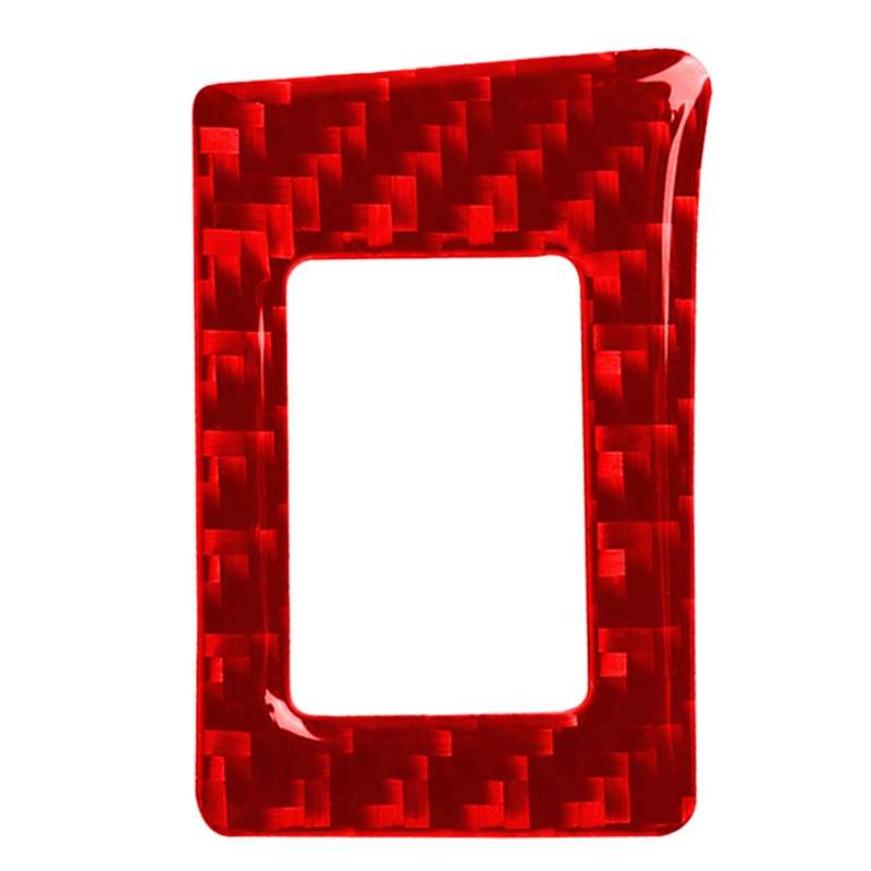 Car Carbon Fiber Double Flash Light Decorative Sticker for Honda Tenth Generation Civic 2016-2019, R