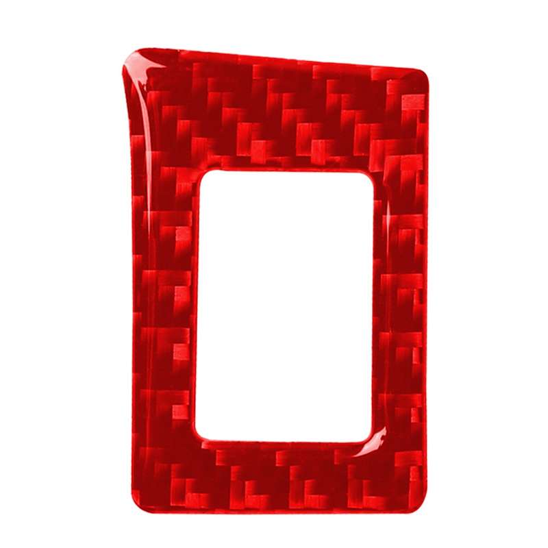 Car Carbon Fiber Double Flash Light Decorative Sticker for Honda Tenth Generation Civic 2016-2019, L