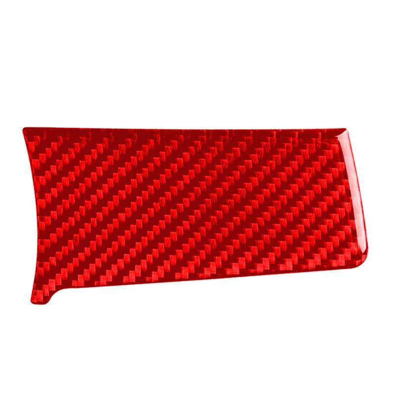 Car Carbon Fiber Central Control Left Decorative Sticker for Honda Tenth Generation Civic 2016-2019,