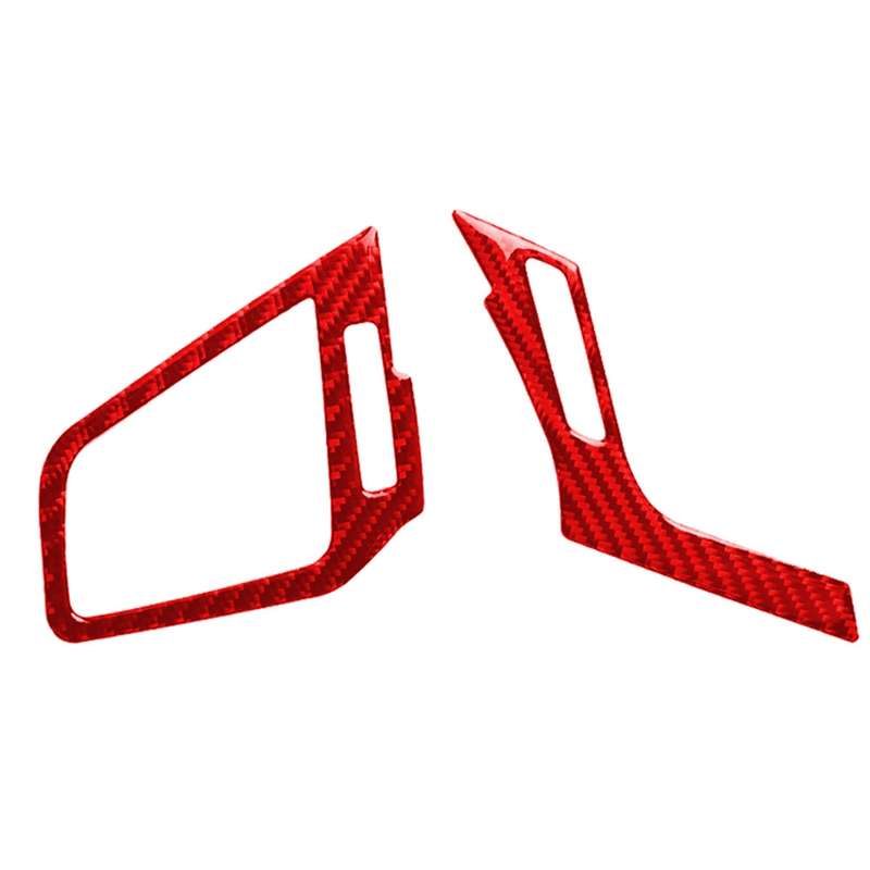 Car Carbon Fiber Left and Right Air Outlet Decorative Sticker for Honda Tenth Generation Civic 2016-