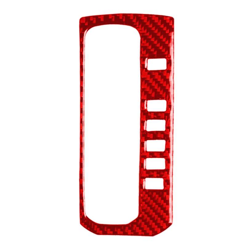 Car Carbon Fiber Gear Button Frame Decorative Sticker for Honda Tenth Generation Civic 2016-2019, Ri