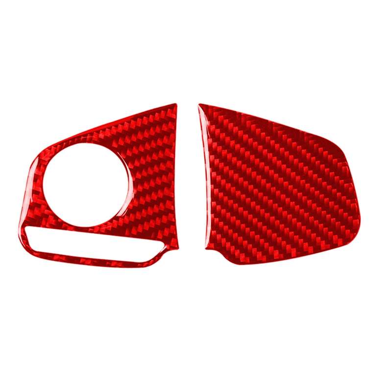 Car Carbon Fiber Steering Wheel Button Low Configuration Decorative Sticker for Honda Tenth Generati