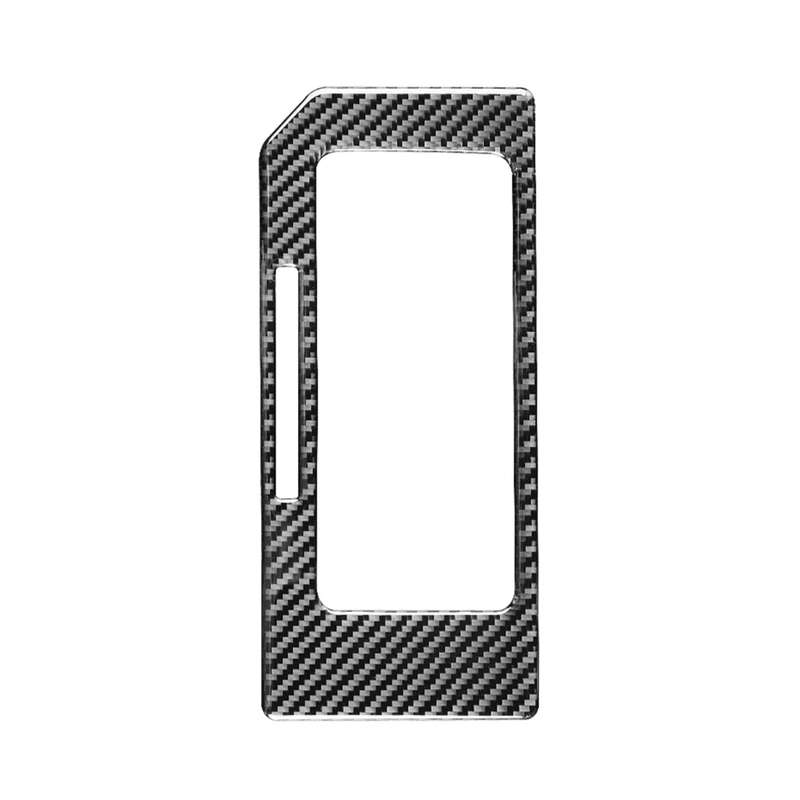 Car Carbon Fiber Gear Panel B Decorative Sticker for Ford F150 2017-2020, Left Drive