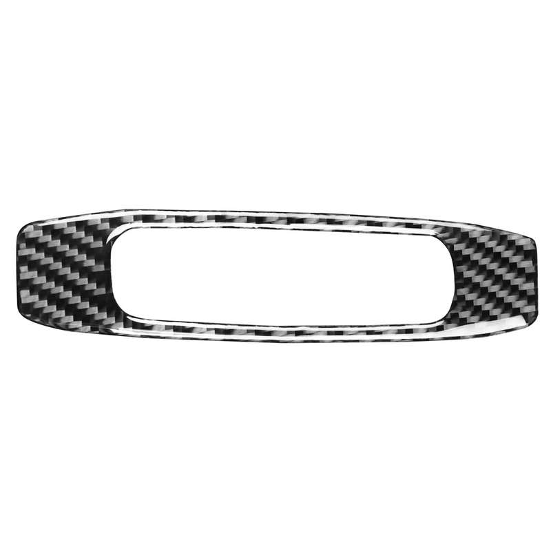 Car Carbon Fiber Skylight Handle Decorative Sticker for Mitsubishi Lancer EVO (DE/ES) 2008-2015, Lef