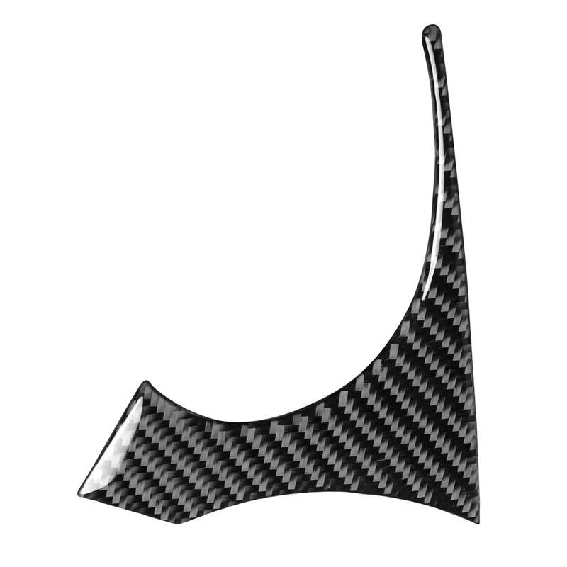 Car Carbon Fiber Right Speedometer Decorative Sticker for Mitsubishi Lancer EVO 2008-2016, Left Driv