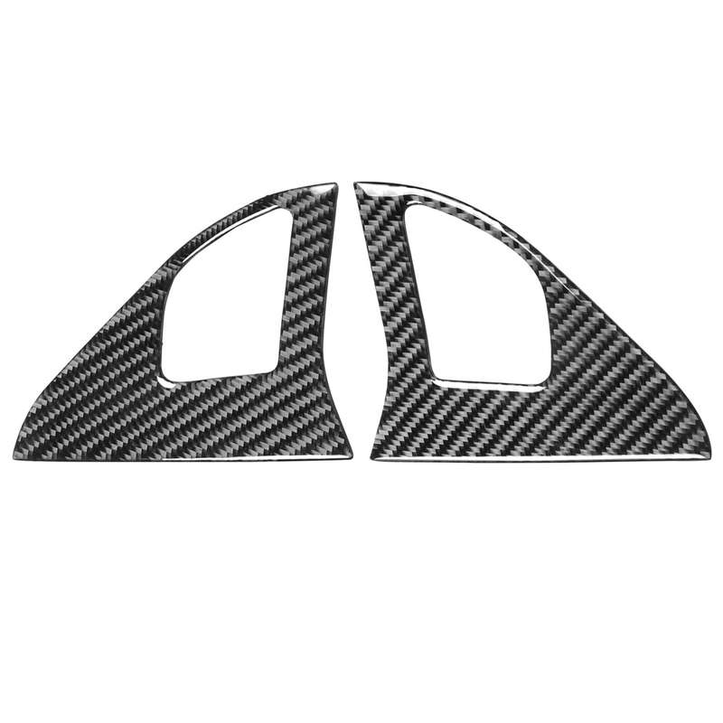 2 PCS Car Carbon Fiber Left and Right Speakers Decorative Sticker for Mitsubishi Lancer EVO (Only GT