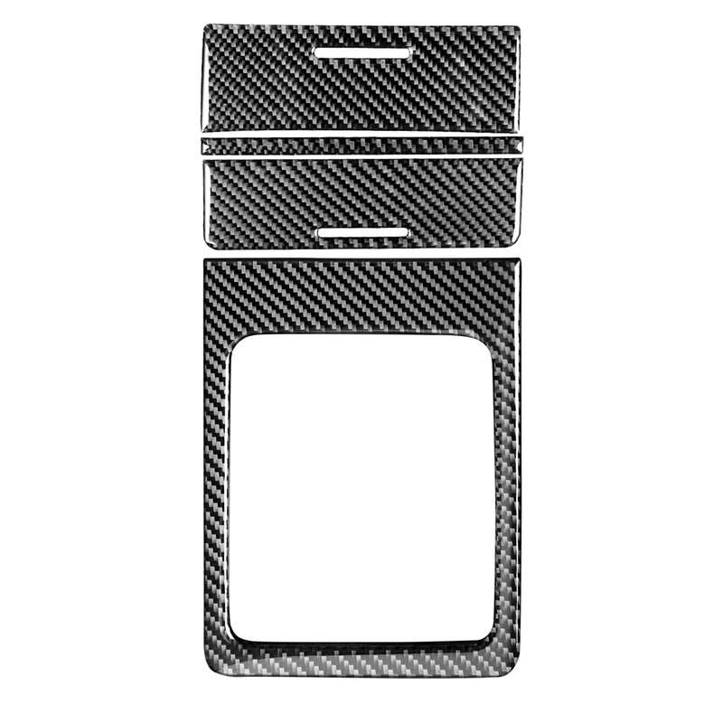 Car Carbon Fiber Storage + Gear Decorative Sticker for Mitsubishi Lancer EVO (Only GT / GTS) 2010-20