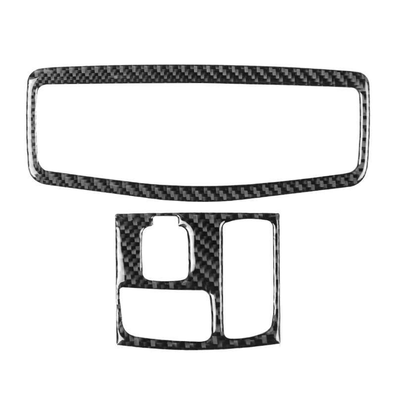 Car Carbon Fiber Roof Front Reading Light with Sunroof Decorative Sticker for Mitsubishi Lancer EVO