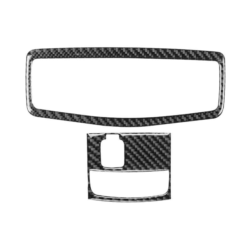 Car Carbon Fiber Roof Front Reading Light without Sunroof Decorative Sticker for Mitsubishi Lancer E