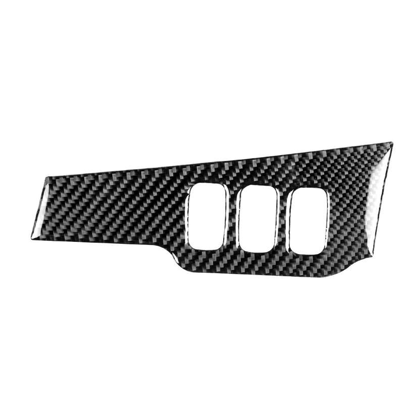 Car Carbon Fiber Dimming Control Panel Decorative Sticker for Mitsubishi Lancer EVO 2008-2015, Right