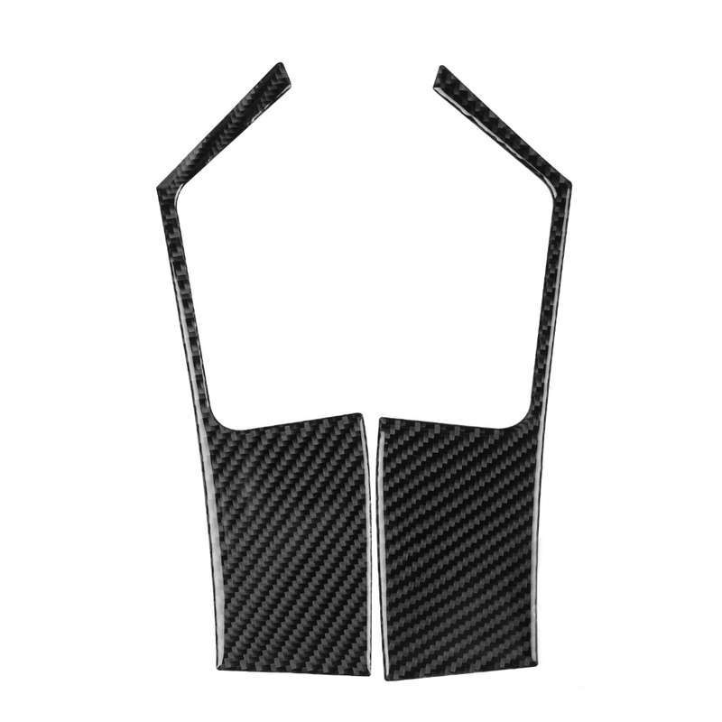 2 PCS Car Carbon Fiber Window Lift Defogger Panel Decorative Sticker for Nissan GTR R35 2008-2016, L