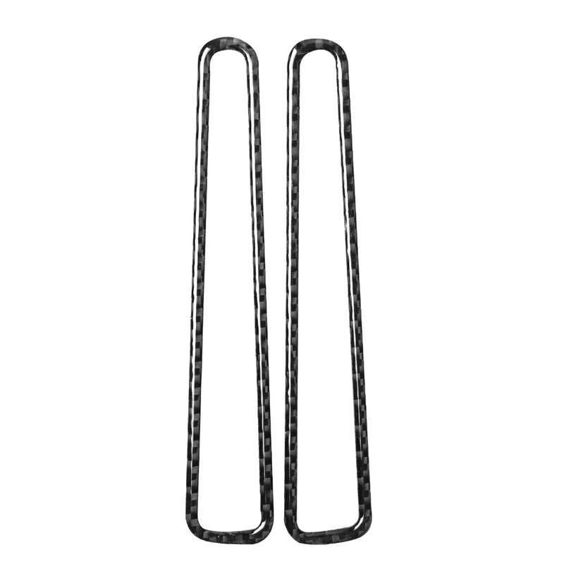 2 PCS Car Carbon Fiber Defogging of Window Air Outlet Decorative Sticker for Nissan GTR R35 2008-202