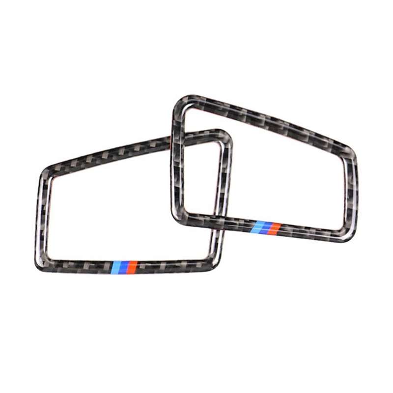 Three Color Carbon Fiber Car Right Driving Instrument Air Outlet Decorative Sticker for BMW E90 2005