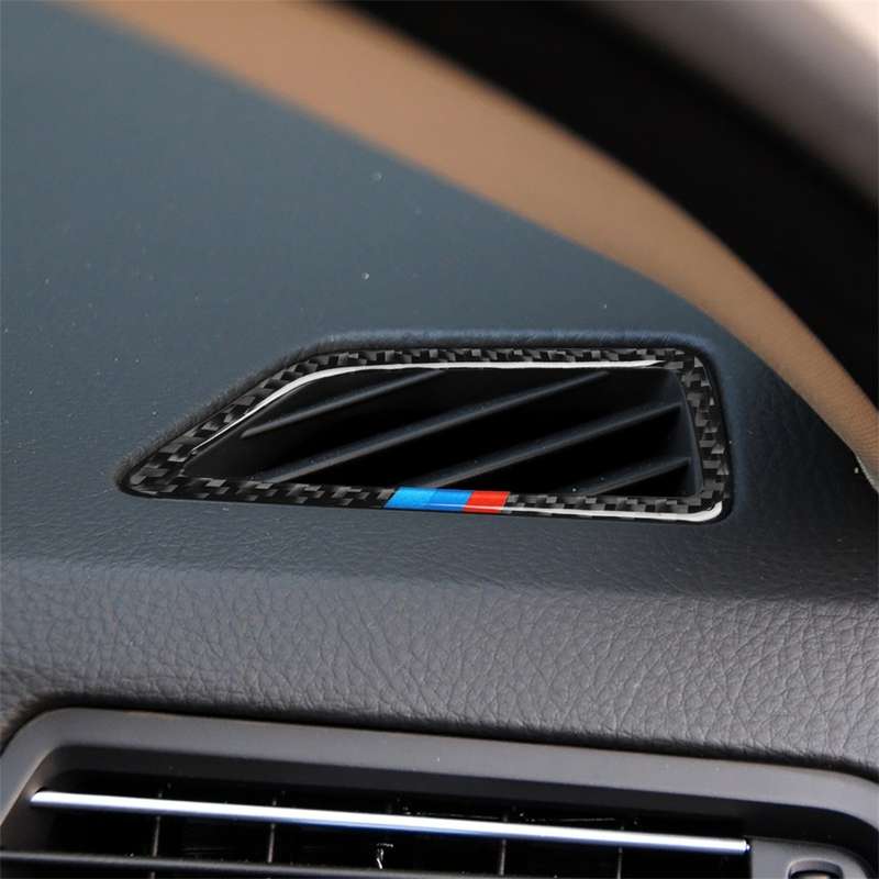 Three Color Carbon Fiber Car Instrument Air Outlet Decorative Sticker for BMW 5 Series F07 5GT 535i