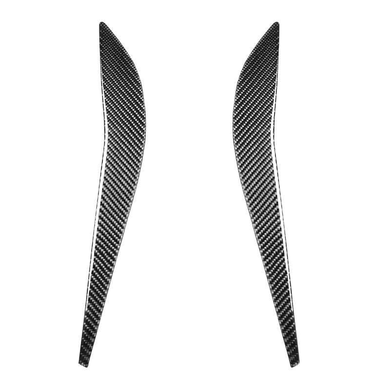2 PCS Car Carbon Fiber Rear Seat Side Decorative Sticker for Mazda RX8 2004-2008, Left and Right Dri