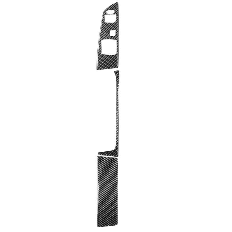 Car Carbon Fiber Main Driving Seat Lift Decorative Sticker for Mazda RX8 2004-2008, Left Drive Low-c