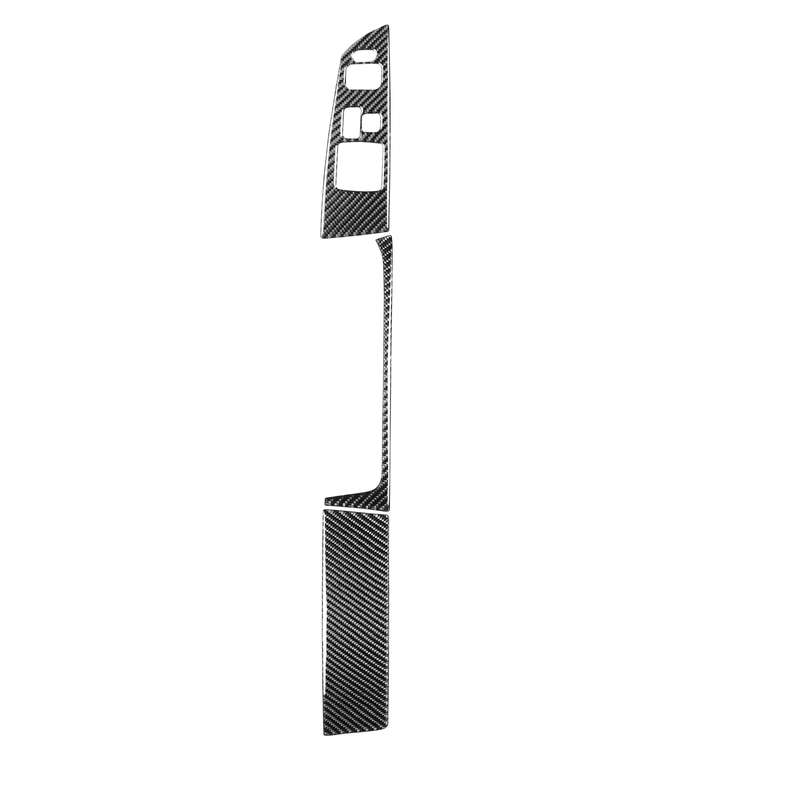 Car Carbon Fiber Main Driving Seat Lift Decorative Sticker for Mazda RX8 2004-2008, Left Drive High-