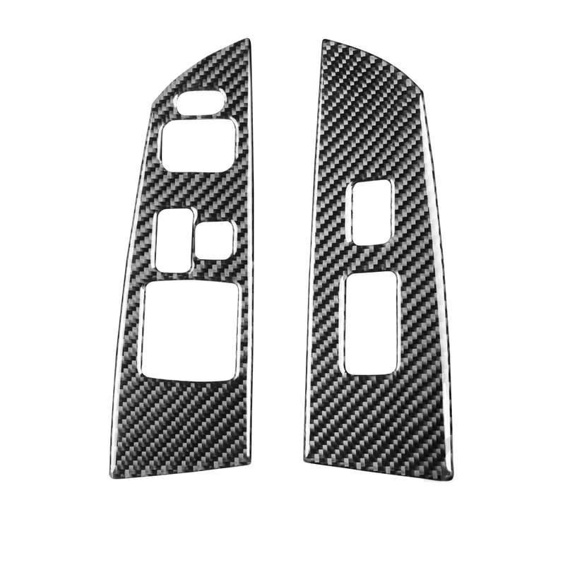 2 PCS Car Carbon Fiber Left and Right Lifting Panel Decorative Sticker for Mazda RX8 2004-2008, Left